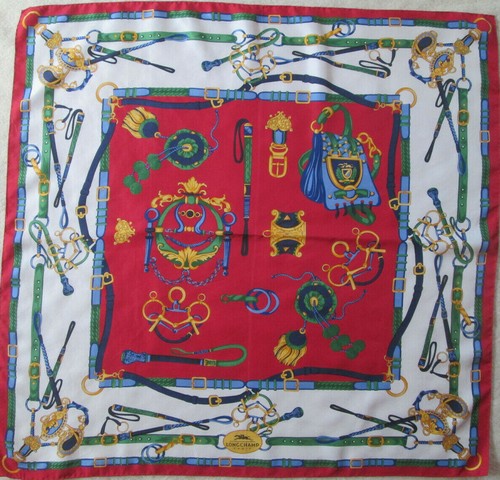 Foulard longchamp soie - -foulard,
