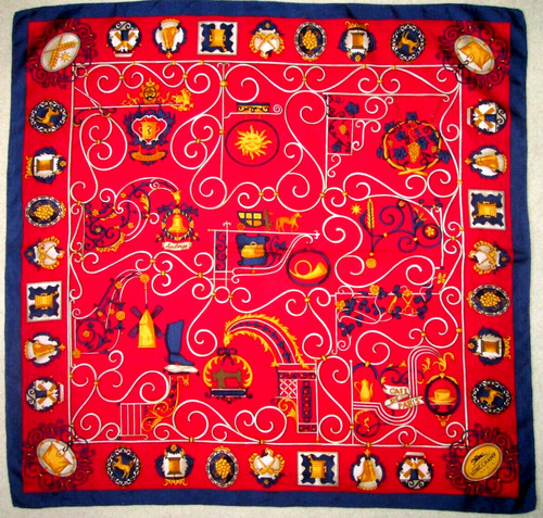 Longchamp foulard soie en - ,
